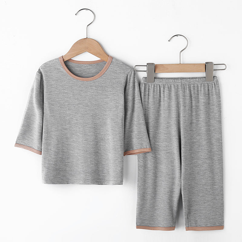 Unisex Long Sleeve Grey Pyjama Set (3yrs-11yrs)