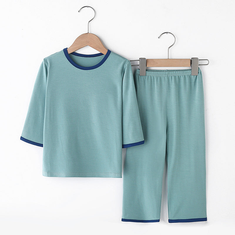 Unisex Long Sleeve Green Pyjama Set (3yrs-11yrs)