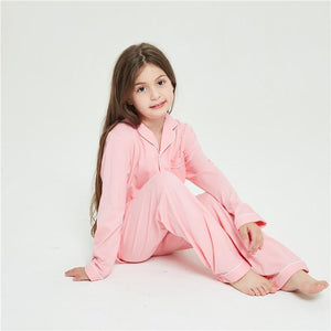 Girls button through pyjamas sale