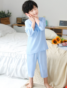 Boys Arctic Blue Short Sleeved Pyjamas UK (3yrs-13yrs)