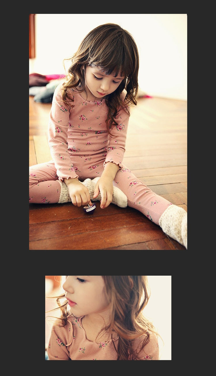 Girls Light Pink Long Sleeved Pyjama Set (18mths-9yrs)