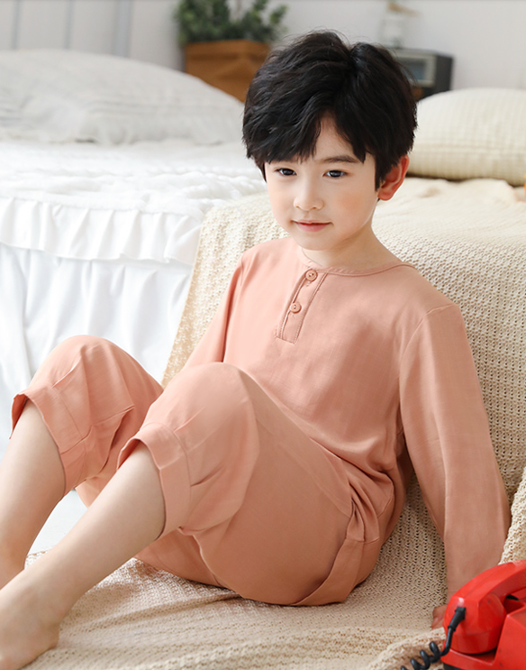 Boys Beige Short Sleeved Pyjamas (3yrs-13yrs)