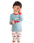 Boys Baby Blue Train Pyjamas Set (18mths - 9yrs)
