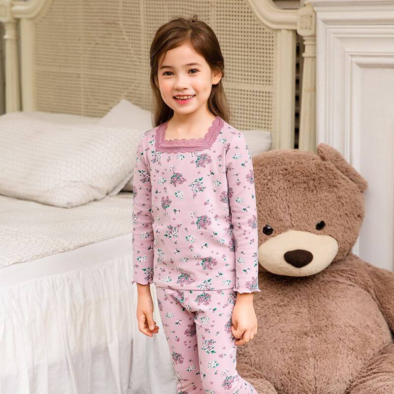 Girls Flamingo Pink Pyjamas Set 2yrs - 9yrs
