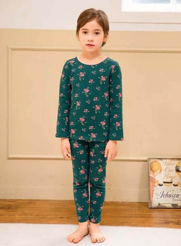 Girls Sacramento Green Pyjamas Set 2yrs - 9yrs