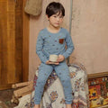 Boys Sky Blue Helicopter Pyjamas Set 2yrs - 9yrs