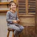 Girls Fossil Grey Pyjamas Set 2yrs - 9yrs