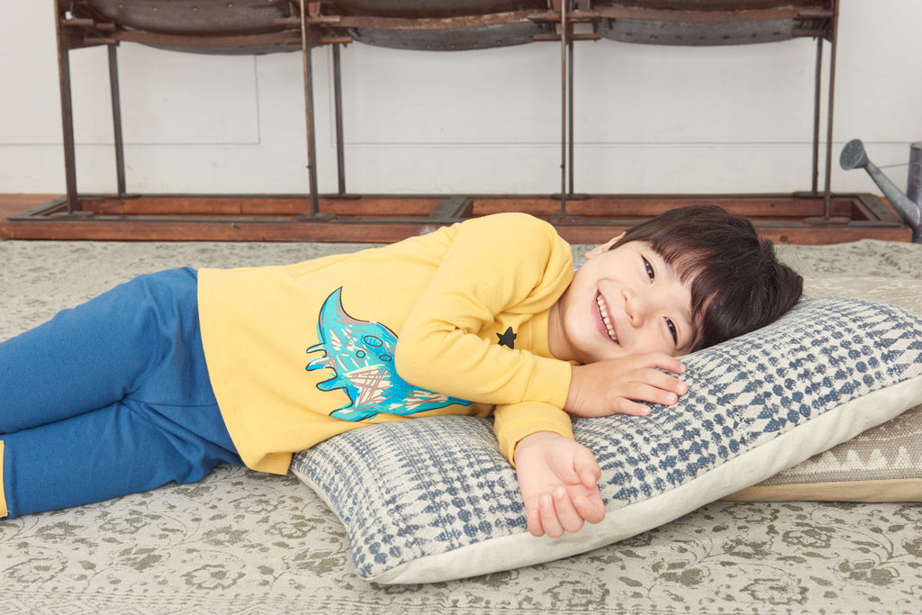 Boys Yellow & Blue Pyjamas Set (18mths-2yrs)