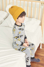 Boys Grey & Black Pyjamas Set (18mths-9yrs)