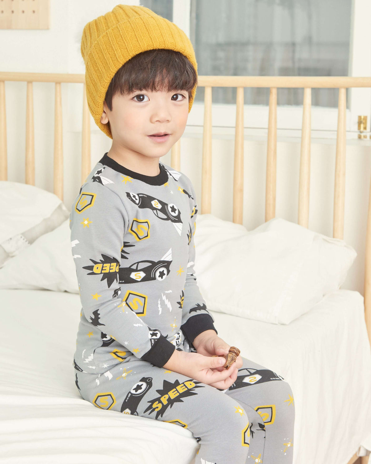 Boys Grey & Black Pyjamas Set (18mths-9yrs)