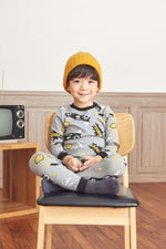 Boys Grey & Black Pyjamas Set (18mths-9yrs)