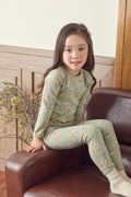 Girls Light Pistachio Long Sleeved Pyjama Set (18mths-7yrs)