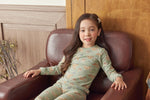 Girls Light Pistachio Long Sleeved Pyjama Set (18mths-7yrs)
