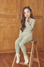 Girls Light Pistachio Long Sleeved Pyjama Set (18mths-7yrs)