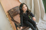 Girls Vintage Black Pyjamas Set (18m-7yrs)